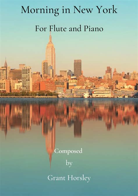Morning In New York Flute And Piano- Early Intermediate